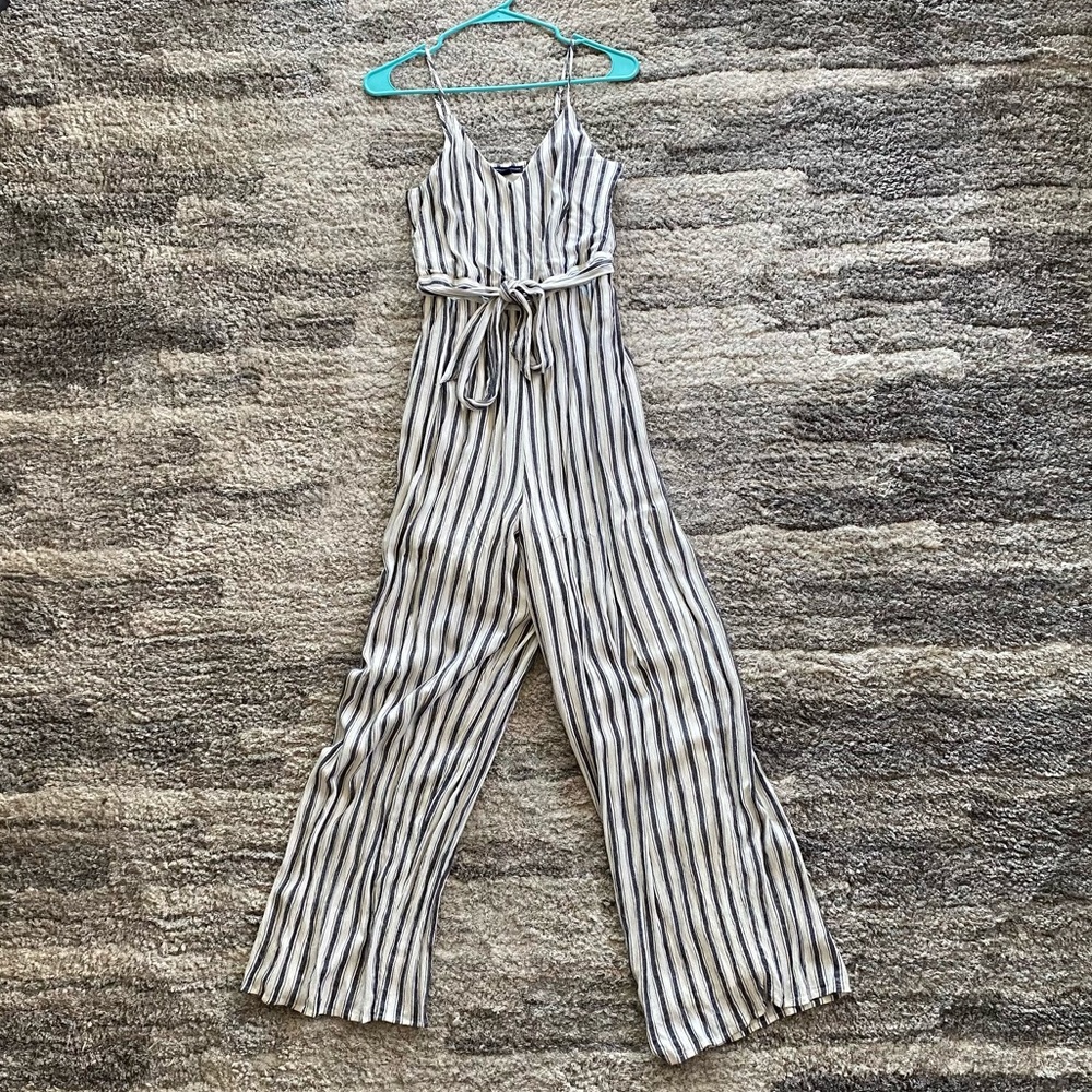 American Eagle Striped Jumpsuit